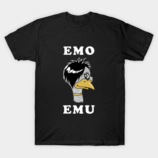 Emo Emu T-Shirt by dumbshirts